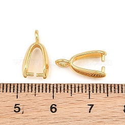 Brass Ice Pick Pinch Bails&nbsp;KK-CBA5CB0-42G
