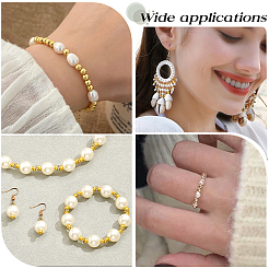 150Pcs Rack Plating Brass Spacer Beads&nbsp;KK-PA0001-03D-G