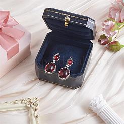 レッドレジンオーバルダングルイヤリング  女性のための合金ジュエリーギフト  アンティークシルバー  42.2x15.5mm&nbsp;JE1087A