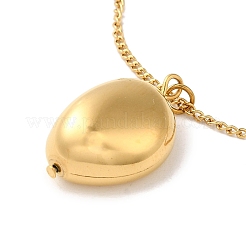 Stainless Steel Nuggets Pendant Necklace&nbsp;NJEW-D054-04G