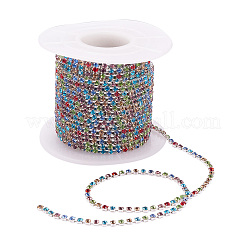 Brass Rhinestone Strass Chains&nbsp;CHC-R125-S6-15S