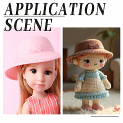 2 Set PVC Fascinator Hat for DIY Doll Makings Decorations Accessories&nbsp;DIY-GO0003-25
