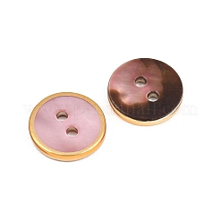2-Hole Naturl Black Lip Shell Button&nbsp;SH-CBA0ED6-01B