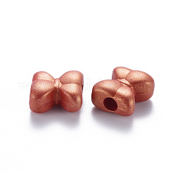 塗装アクリルヨーロッパのビーズを散布  大穴ビーズ  蝶結び  ミックスカラー  13.5x15x8mm  穴：4mm  約509個/500g&nbsp;MACR-S373-44J