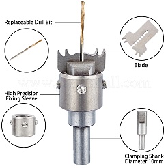 Wooden Bead Maker Beads Drill Bit Milling Cutter Set&nbsp;TOOL-WH0016-96