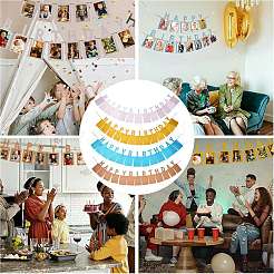 Paper Glitter Happy Birthday Photo Hanging Banner&nbsp;DIY-FZC0002-04B
