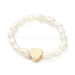 2Pcs 2 Styles Natural Cultured Freshwater Pearl Beaded Finger Rings&nbsp;RJEW-JR01050