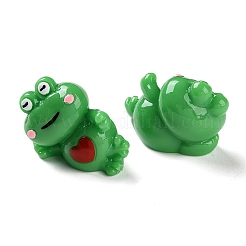 Cartoon Cute Resin 3D Frog Figurines&nbsp;LS-RESI-Z024-01B