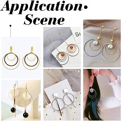 Brass Linking Rings&nbsp;KK-FH0001-39