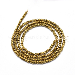 Electroplate Glass Beads Strands&nbsp;GLAA-F079-A-FP02
