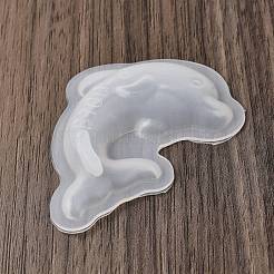DIYシリコンモールド  レジン型  UVレジン用  エポキシ樹脂工芸品作り  イルカ  62x48x8.5mm&nbsp;SL-CBAA8E0-01F