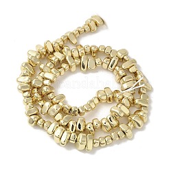 Electroplated Synthetic Non-magnetic Hematite Beads Strands&nbsp;G-I364-B01-G
