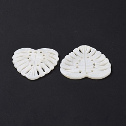Natural Freshwater Shell Pendants&nbsp;SHEL-H001-05