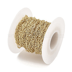 Rack Plating Brass Link Chains&nbsp;CHC-A010-08G