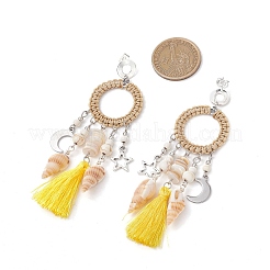 Shell Stud Earrings&nbsp;EJEW-TA00615-02