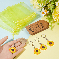 DIYジュエリー作成キット  花  ミックスカラー  6.7~12x4~19x0.02mm&nbsp;DIY-SC0027-79