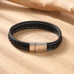 Imitation Leather Cord Bracelets&nbsp;X-BJEW-N0011-029B