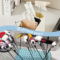 プラスチックと鉄のワニ口クリップスティックとベースセット  エアブラシ塗装用モデルホルダー  エアスプレーブースに適合  ネイルアート彫刻ペンブラシ付き  ミックスカラー  18.4~19.8x0.9~14.9x0.7~2.2cm&nbsp;AJEW-OC0005-22