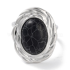 304 Stainless Steel Ring&nbsp;RJEW-B059-12P-01