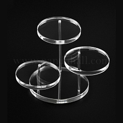 1 Set 5-Tier Round Acrylic Jewelry Riser Stands&nbsp;ODIS-CN0001-06