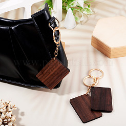 Walnut Wood Pendant Keychains&nbsp;KEYC-TAC0034-06A