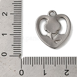 Tarnish Resistant 304 Stainless Steel Charms&nbsp;STAS-N103-59P