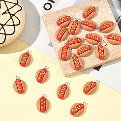 20Pcs Opaque Resin Pendants&nbsp;RESI-YW0005-06