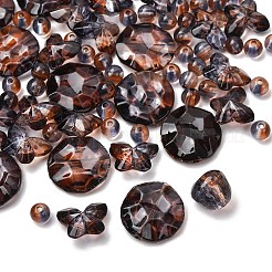 Two Tone Transparent Acrylic Beads&nbsp;OACR-Z041-12