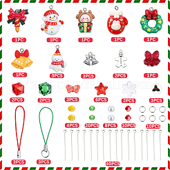 DIY Christmas Mobile Phone Strap Kit&nbsp;DIY-SC0032-70