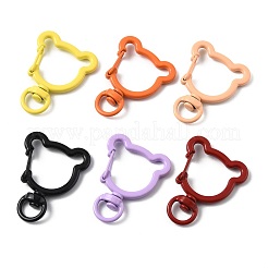 14Pcs Spray Painted Eco-Friendly Alloy Swivel Snap Hook Clasps&nbsp;FIND-FS0004-59
