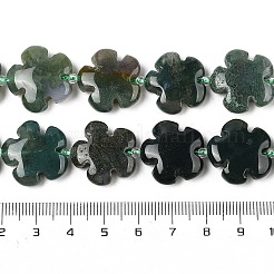 Natural Moss Agate Beads Strands&nbsp;G-NH0009-A01-01