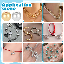 160Pcs 2 Colors Brass Spacer Beads&nbsp;KK-PH0014-39