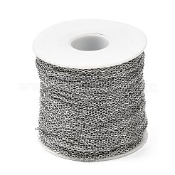 Tarnish Resistant 304 Stainless Steel Cable Chains&nbsp;CHS-Q001-14-100m