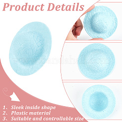 ミニハンドメイドプラスチック人形帽子24個  人形アクセサリー用  ミックスカラー  37~79x13~31mm&nbsp;DIY-DR0001-65