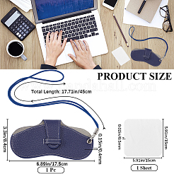 1Pc PU Leather Eyeglasses Strap with Bag&nbsp;AJEW-CN0002-62F
