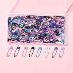 200Pcs 8 Colors Iron Safety Pins&nbsp;FIND-FS0002-78