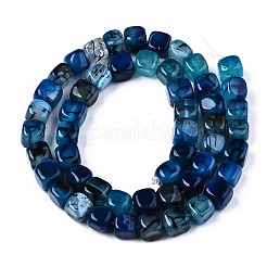Natural Dragon Veins Agate Beads Strands&nbsp;G-S359-229B