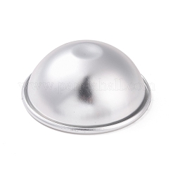 Aluminum Half Sphere Molds&nbsp;LS-AJEW-E048-01P-01