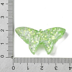 Spray Painted Resin Decoden Cabochons&nbsp;RESI-C045-07B