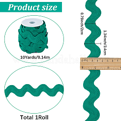10 Yards Polyester Lace Ribbon&nbsp;OCOR-GF0005-95A
