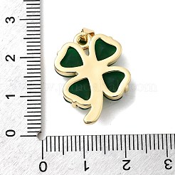 Brass Glass Pendants&nbsp;KK-H529-40G-02