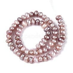 Natural Cultured Freshwater Pearl Beads Strands&nbsp;PEAR-N025-01A