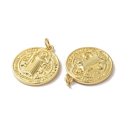 Eco-Friendly Rack Plating Brass Pendants&nbsp;KK-F853-10G