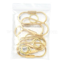 6Pcs Brass Screw Carabiner Lock Charms&nbsp;KK-FS0002-21