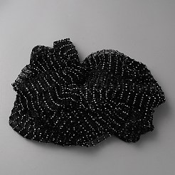 Stretchable Polyester with Rhinestone Mesh Fabric&nbsp;AJEW-WH0314-351
