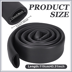 NBR断熱スリーブ  ブラック  1100x33mm  内径：25mm&nbsp;FIND-WH0521-49