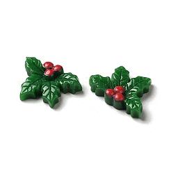 Christmas Opaque Resin Cabochons&nbsp;X-RESI-K019-39