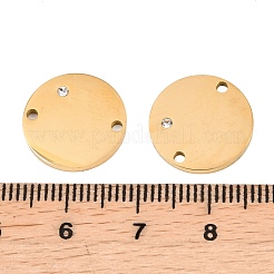 316 Surgical Stainless Steel Micro Pave Cubic Zirconia Links connectors&nbsp;STAS-K178-23G