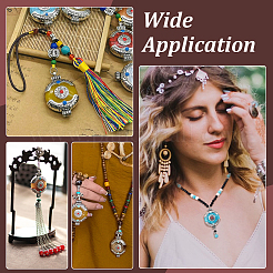 6Pcs Ethnic Style Zinc Alloy with Resin Connector Charms&nbsp;FIND-PH0028-05C