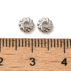 Eco-Friendly Alloy Spacer Beads&nbsp;PALLOY-WH0109-02P-NR